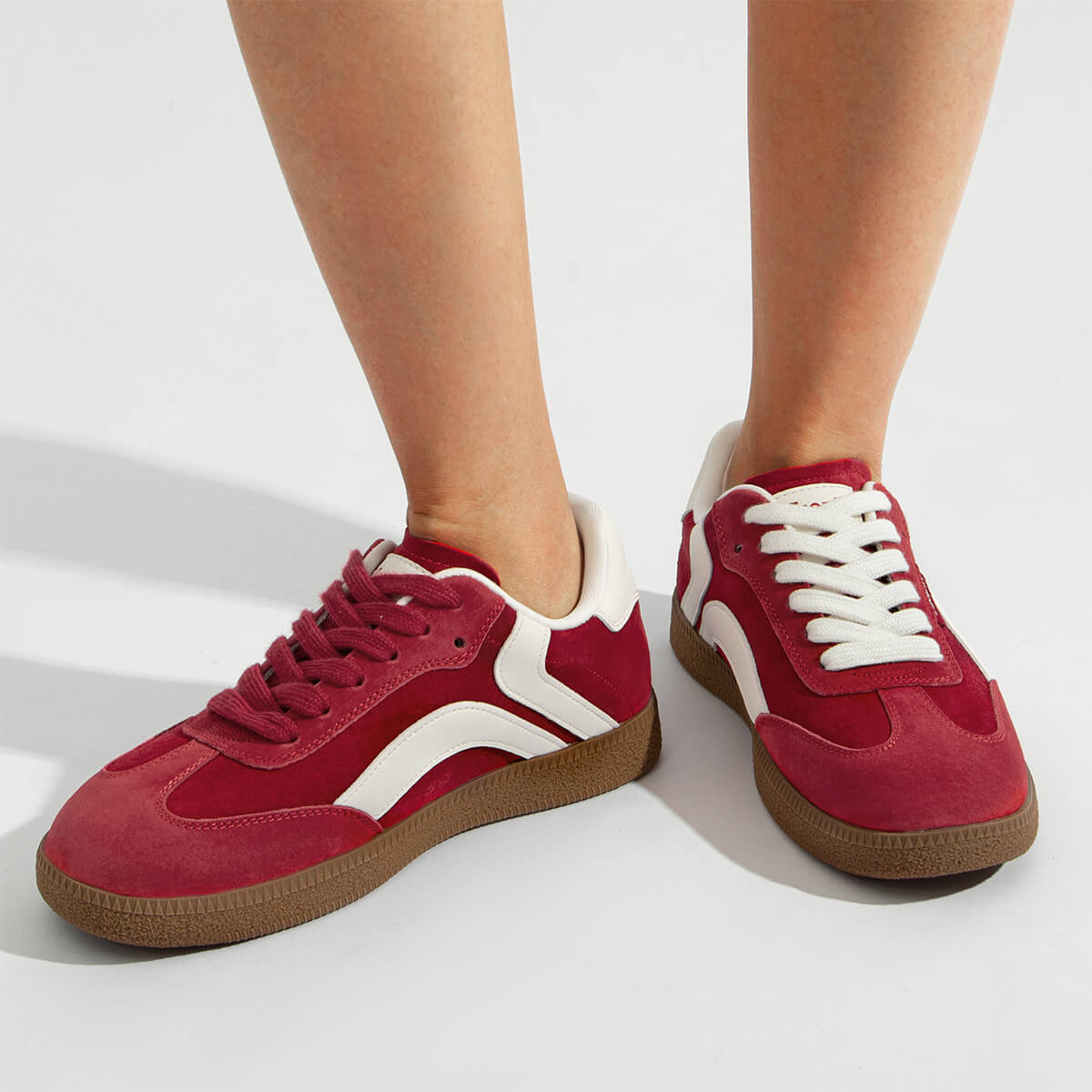 Archive Low-Top Sneakers Crimson